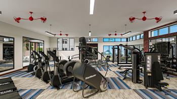 24 Hr. Fitness Studio With Free Weights